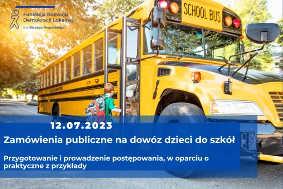 Zamówienia publiczne na dowóz dzieci do szkół